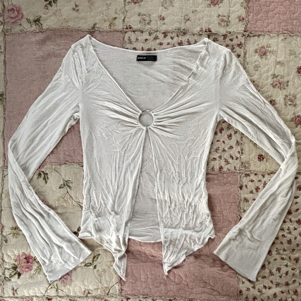 Shein Flyaway Long Sleeve Top